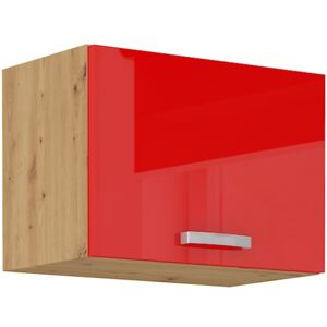Kuchyňská skříňka s otevíráním nahoru šířka 50 cm 27 - MYSTIC - Červená lesklá