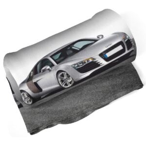 IMPAR Fleecová deka Stříbrné audi 150x120 cm (Rozměr : 150 x 120 cm)