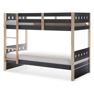 Aldo Patrová postel ve skandinávském designu Compte, antracite