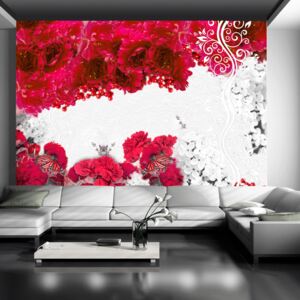 Fototapeta Bimago - Colors of spring: red + lepidlo ZDARMA 200x140 cm