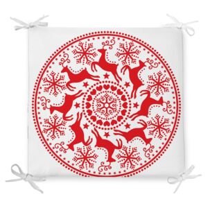 Vánoční podsedák s příměsí bavlny Minimalist Cushion Covers Mandala, 42 x 42 cm