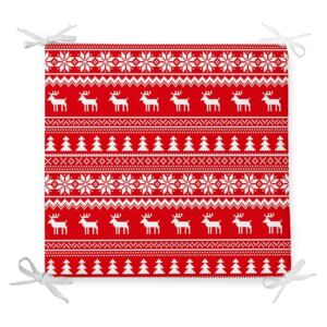 Vánoční podsedák s příměsí bavlny Minimalist Cushion Covers Stockings, 42 x 42 cm