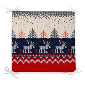 Vánoční podsedák s příměsí bavlny Minimalist Cushion Covers Nordic, 42 x 42 cm