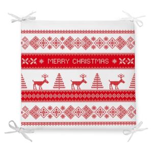 Vánoční podsedák s příměsí bavlny Minimalist Cushion Covers Nordic Knit, 42 x 42 cm