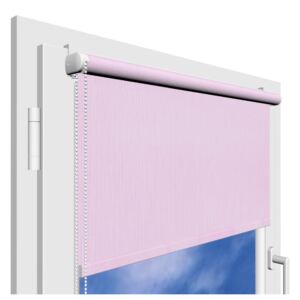 Roleta na okno Polyester 101 s vodícími silony Šířka (cm): 83, Výška (cm): 150, Barva ovládání: bílá