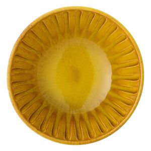 Žlutá miska z kameniny Bloomingville Cala, ø 15,5 cm