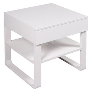 Noční stolek CORTES 50 CM bílý Nábytek | Ložnice | Noční stolky