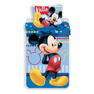 Jerry Fabrics Povlečení Mickey Hello 004 - 140x200, 70x90 bavlna