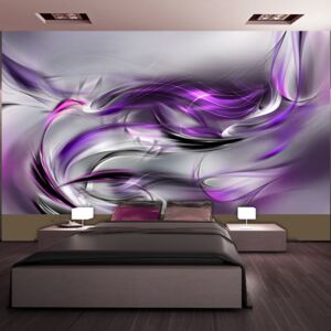 Fototapeta Bimago - Purple Swirls II + lepidlo ZDARMA 500x280 cm