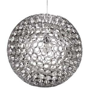 Designový závěsný lustr na lanku ACHILLE, stříbrný, koule Clx ACHILLE 10023761