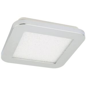 LED panel do koupelny NAPOLEONE, 17X17cm, teplá bílá, metalická bílá Clx NAPOLEONE 10023541