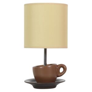 Designová stolní lampička CIRO, hnědá Clx CIRO