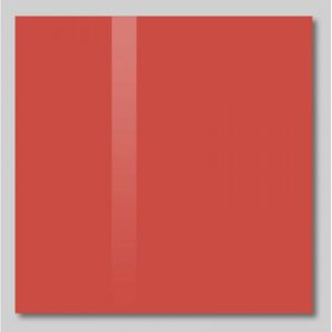 Smatab® skleněná magnetická tabule červená korálová