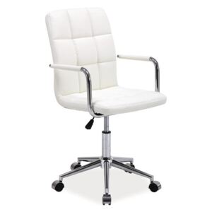 Kancelářská židle SEDIA Q022, bílá Q02212