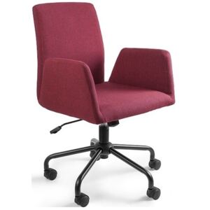 Office360 Konferenční židle Bela na kolečkách, červená