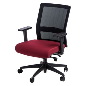 Culty Kancelářská židle Milneo, látka, černá/červená