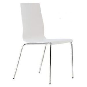 Pedrali Bílá plastová židle Kuadra 1151