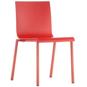 Pedrali Růžová plastová židle Kuadra XL 2401
