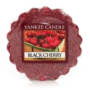 Yankee Candle - vonný vosk Black Cherry 22g (Vůně sladkých zralých třešní vám připomene prázdninové výlety, kdy jste se cítili šťastní, volní a bezstarostní jako děti.)