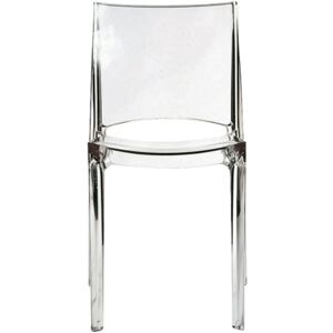 Židle B-Side (transparentní), polykarbon