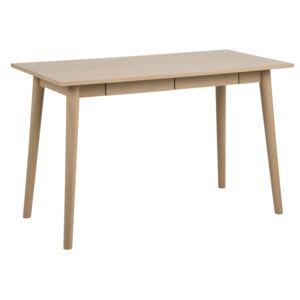 SCANDI Přírodní dubový pracovní stůl Maryt 120x60 cm