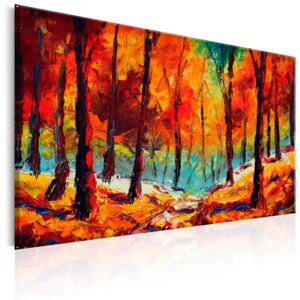 Ručně malovaný obraz Bimago - Artistic Autumn 120x80 cm