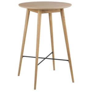 SCANDI Přírodní dubový barový stůl Nagy 70 cm