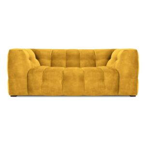 Black Friday -15% Žlutá sametová pohovka Windsor & Co Sofas Vesta, 208 cm