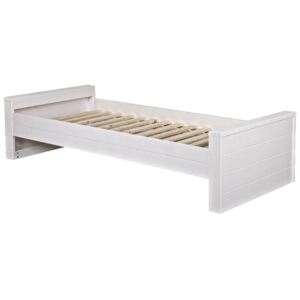 Hoorns Bílá dřevěná postel Verni 90 x 200 cm
