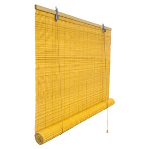 Bambusová roleta žlutá výška 160 cm