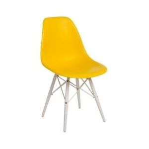 Židle DSW, žlutá (Bílá) S24234 CULTY +