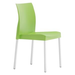 Pedrali Zelená plastová jídelní židle ICE 800.1