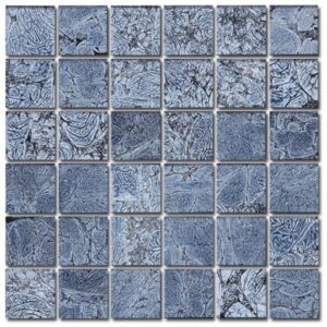 Maxwhite ASB102 Mozaika skleněná, světle modrá 29,7 x 29,7 cm
