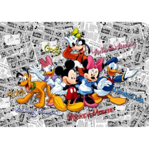 AG Design Mickey Mouse přátelé - papírová fototapeta