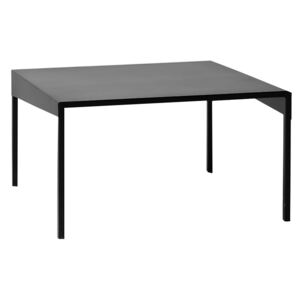 Nordic Design Černý kovový konferenční stolek Narvik 80 cm