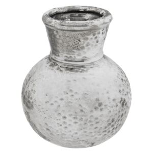 Dekorační váza antik silver - Ø 11*13 cm