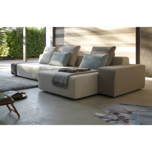Domino látkové sofa - styl loft