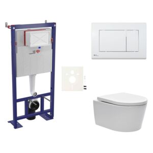 Závěsný wc set do lehkých stěn / předstěnová Swiss Aqua Technologies Brevis SIKOSSBR20