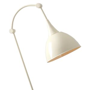 Nordic Design Krémová kovová stojací lampa Eby