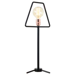 Nordic Design Černá kovová stolní lampa Jolita