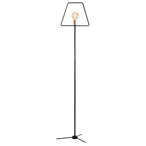 Nordic Design Černá kovová stojací lampa Jolita