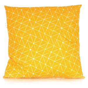 GADEO dekorační povlak na polštář LINIE yellow Velikost: 40x40 cm