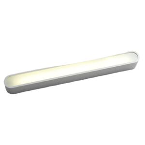 Nordic Design Bílé kovové nástěnné světlo Paxon 65 cm