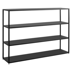 Nordic Design Černý kovový regál Hypper 150x110 cm