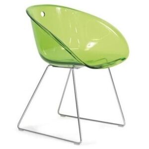 Pedrali Zelená plastová židle GLISS 921