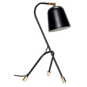 Černá kovová stolní lampa Hübsch Tripod