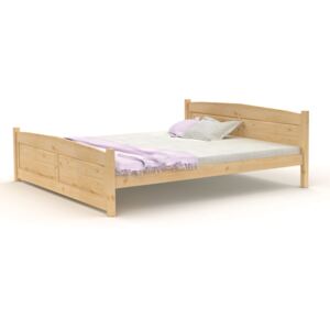 BRADOP borovicová postel 180×200 masiv