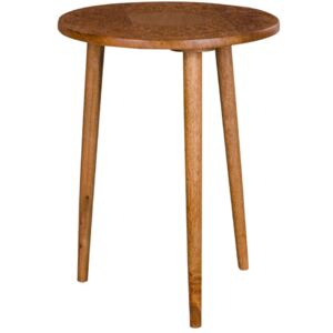 Přírodní odkládací stolek Nordic Living Torvald 35 cm