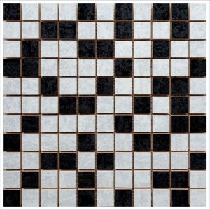 Obklad mozaika keramická černá šedá Black grey
