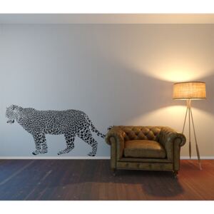 Samolepka na zeď GLIX - Gepard Černá 100 x 50 cm